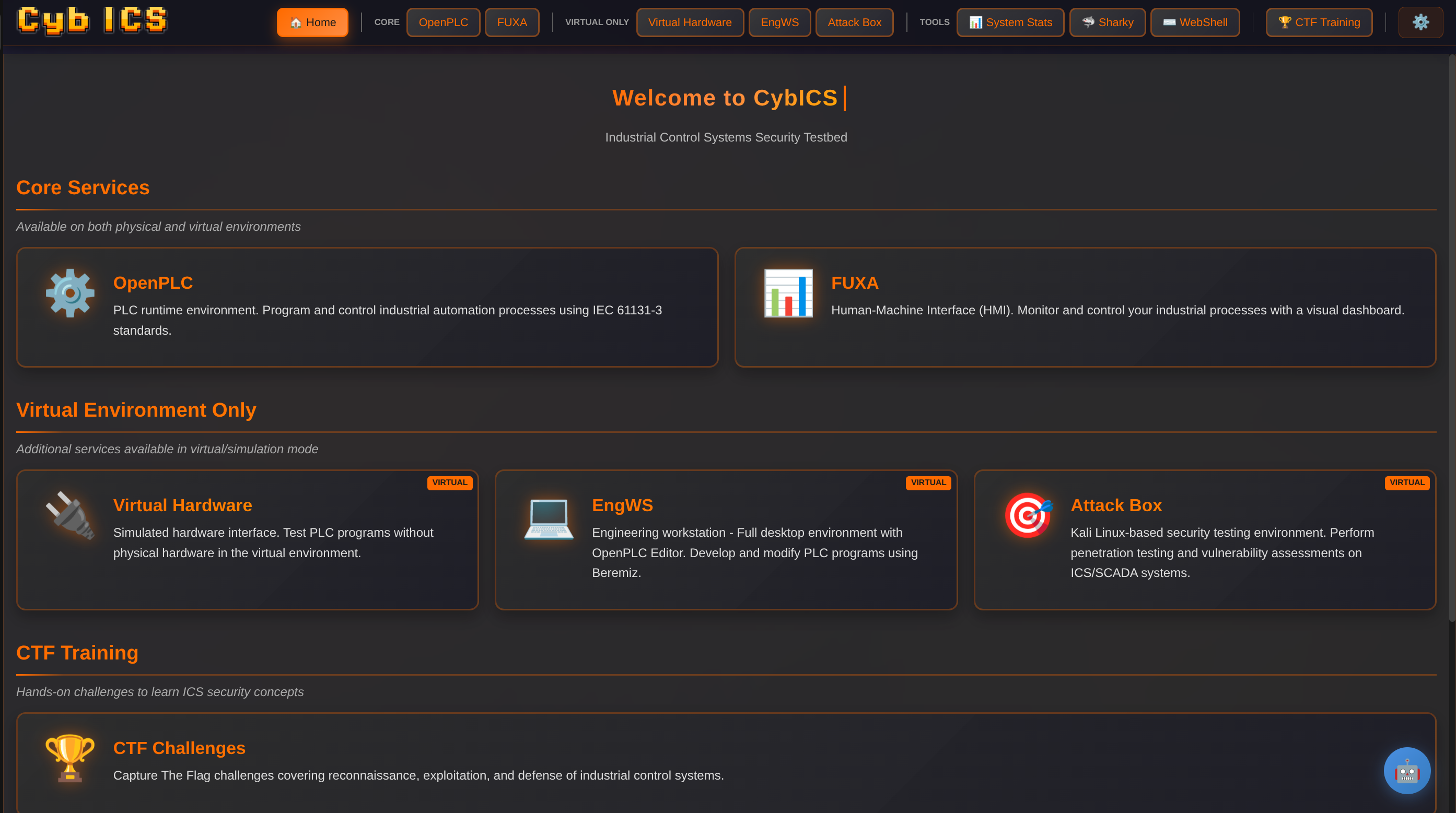 CybICS Landing Page